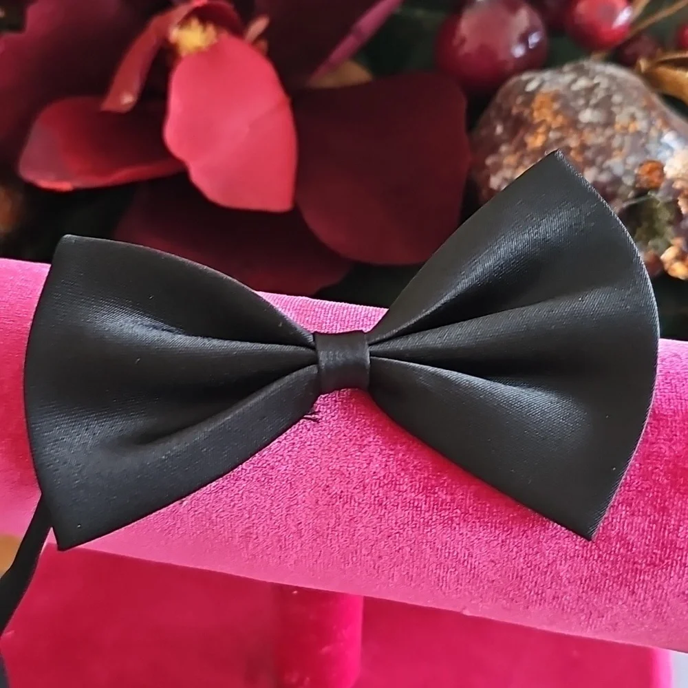 Elegant Black Bow Tie